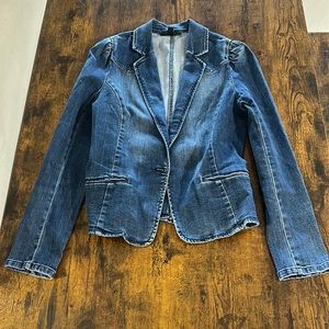 Blue jean blazer style size m